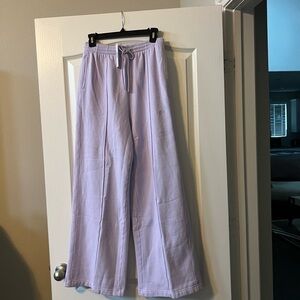 NWT Ivy Fleece Wide-Leg Sweatpants size Medium